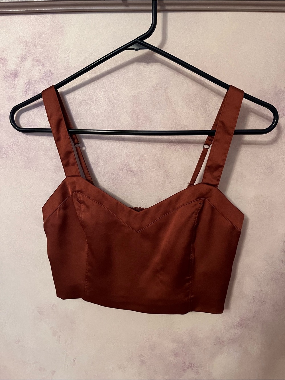 Abercrombie & Fitch Satin Bustier Top Size XS